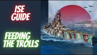 Wows Blitz Ise Guide - Ultimate troll ship in a troll division!           World of Warships Blitz