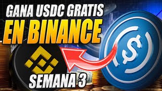 Cómo GANAR $USDC GRATIS en BINANCE 🤑 Nuevo BINANCE ACADEMY GAMES TODAS las RESPUESTAS Semana 3