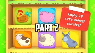 Animal Puzzle | Let's learn the names of animals! (Part 2)