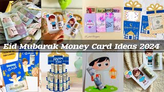 Eid Money Card/ Eid Mubarak Money Card/ Beautiful Eid Money Card Ideas #moneycard #eidcard #ideas