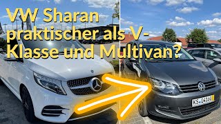 Ist der VW Sharan/ Seat Alhambra der bessere Multivan/V-Klasse und das praktischere Familienauto?