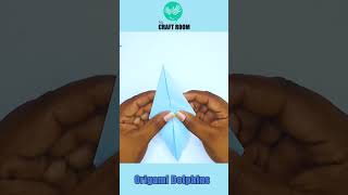 Easy Origami Dolphin Tutorial:DIY Paper Craft for Beginners! #crafting #papercraft #diy #mycraftroom