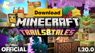 Minecraft PE 1.20 Official Version Released | Everything New in Trails and Tales update