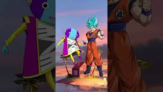 Goku vs zeno #anime #dbs #shorts