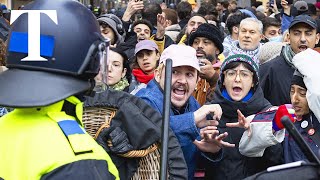 LIVE: Amsterdam protesters defy ban in support of Palestine