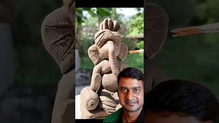 Ganesh ji Murti making | Ganpati Bappa murti status murti Making #shorts #shortsvideo #ganesha