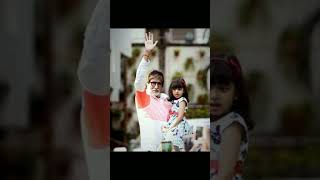 Amitabh Bachchan with Grand Daughter Aaradhya 🥰🌟💞👌 cute Dada poti jodi👪😎#amitabhbachchan #aaradhya