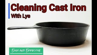 Cleaning Cast Iron In A Lye Tank