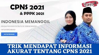 INFO CPNS 2021: INI CARA TEPAT MENCARI INFO CPNS DAN P3K 2021