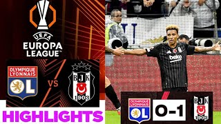 Lyon Beşiktaş (0-1) Maç Özeti | Avrupa Ligi 2024 | BJK Lyon | OL BJK | lyon bjk Beşiktaş Maç Özet