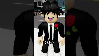 3x 2x 1x 0.5x 👀💀 #roblox #shorts