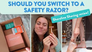 USING A SUSTAINABLE SAFETY RAZOR | An HONEST review of Shoreline Shaving