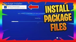 How To Install Package Files PS4 PlayStation 4 Jailbreak