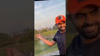 Babar azam enjoying in Sri Lanka #shorts #youtubeshorts #babarazam