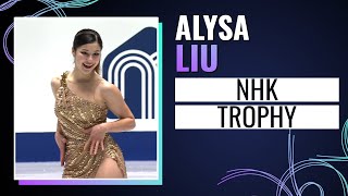 Alysa LIU (USA) | NHK Trophy 2024 | #GPFigure