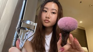 ASMR // SUPER FAST MAKEUP APPLICATION FOR SCHOOL