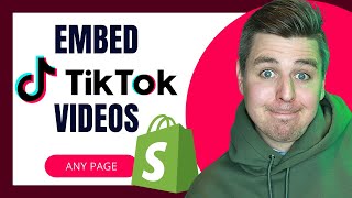 How To Embed TikTok Videos To Any Shopify Page For Free - 2022 Tutorial