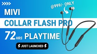 Mivi Collar Flash Pro Wireless Earphone @999/- ONLY | Best Bluetooth Headset Neckband Under 1000