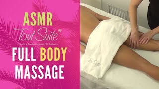 ASMR: Full body deep relaxation massage. Masaje cuerpo entero con sonido real.