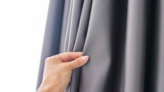 Stay HIDDEN with BLACKOUT CURTAINS!