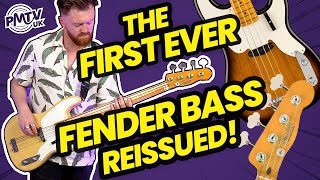 The FIRST Electric Bass Guitar, Reissued! - The Fender American Vintage II 1954 Precision Bass