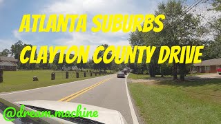 Driving Atlanta Suburbs: Fielder Rd to GA 138 + Traffic | Clayton County in August 2023