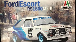 1:24th Italeri escort MK 2 RS1800 part two