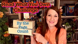 Read What You Own Challenge-By the Page Count!