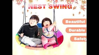 Joyful Childhood: High-Quality Colorful Children's Swing - A Special Gift for Kids!