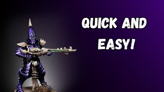 How to paint Drukhari - Warhammer 40k Drukhari Warrior