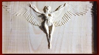 Фрезеруем ангела /|\ The milled angel