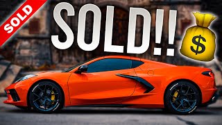 WE SOLD OUR CORVETTE C8 FOR $100,000!!