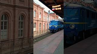 Schöner Bahnhof • Schnelle Lok • Durchfahrt "Majkoltrans" Lok #Solo #Polen #kurzgezeigt