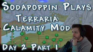 Sodapoppin Plays Terraria with Friends | Day 2 Part 1