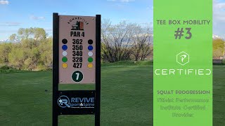 Tee Box Mobility #3 Squat Progression | Pain-Free Golf | Salt Lake Sports Chiropractor TPI Certified