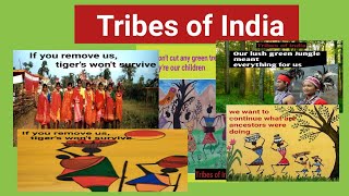 Slogan writing on tribes of India/ poster making tribes of India/#tribesofindia #tribesonindiaposter