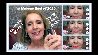 1st Makeup Haul of 2020 + Fun Way to Choose a Lip Color + 3 Winners