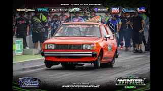 200Mph New Record La Calabaza / Wendy Racing Ganando La Old School,  & Video Mix Winter Nationals