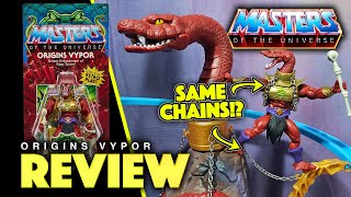 Motu Origins Vypor REVIEW! Best Snakemen YET?! FIRST LOOK!!