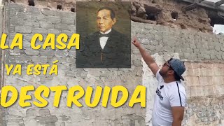 La esquina en Cd Juárez donde el expresidente BENITO JUÁREZ  durmió