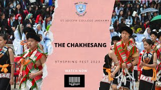 THE CHAKHESANG TRIBE | FOLK DANCE COMPETITION |9TH SPRING FEST 2023 | ST JOSEPH'S COLLEGE JAKHAMA