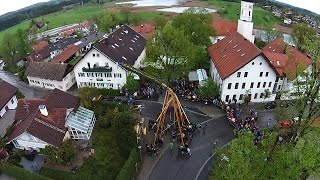 Iffeldorf Maibaumaufstellen 2015