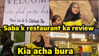 Saba ibrahim Resturant khushaamadeed review 🙏 || Saba ka jahan Resturant #saba_ibrahim