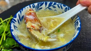 Got leftover crab? Try this simple and delicious crab egg drop soup