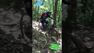 Trilha do Vaga-lume, mais de 1h descendo! ⛰🪵🪨 #mtb #downhill #trilha #enduromtb #bicicleta #bike