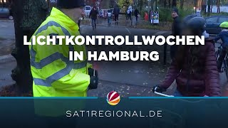 Lichtkontrollwochen 2024: Hamburger Polizei kontrolliert Räder