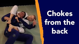 Chokes from the back - De Groot BJJ