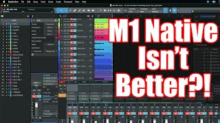 Head-to-Head Comparison: is M1 Native Really Better than Intel Mac or Rosetta with Studio One 5.4?