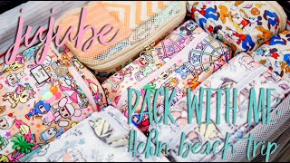 JuJuBe Diaper Bags | Pack With Me 4D3N Beach Trip via Air Travel with a Toddler