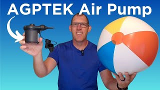 AGPTEK Electric Air Pump: Watch it Inflate a Beach Ball